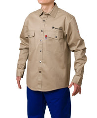 BROKK FR Cotton Long Sleeve Welding Shirt 9oz - Waylander Welding