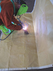 SVALINN Welding Blanket Vermiculite-Treated Fiberglass Fabric