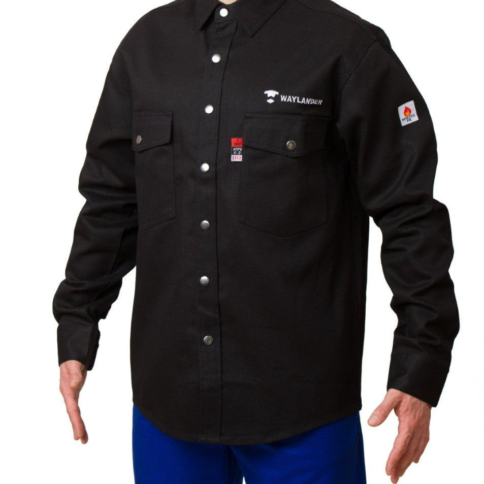 BROKK FR Cotton Long Sleeve Welding Shirt 9oz - Waylander Welding