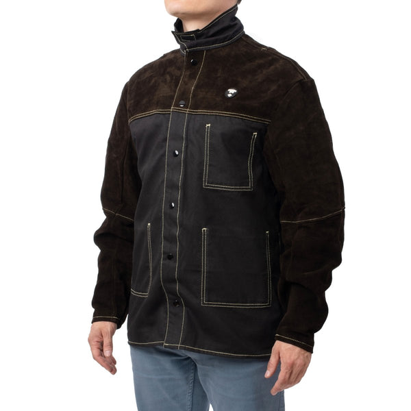 Durin Welding Jacket Split Leather Heat Fire Resistant Cotton