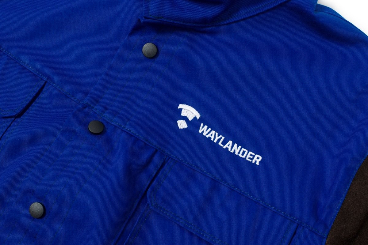 DVALIN Hybrid FR Welding Jacket Flame Retardant Cotton & Leather Sleeves - Waylander Welding