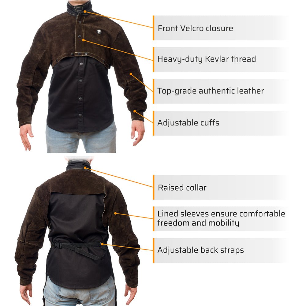 JOTUN Leather Welding Cape - Waylander Welding
