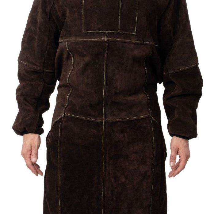 OTTAR Leather Apron with Long Sleeves - Waylander Welding