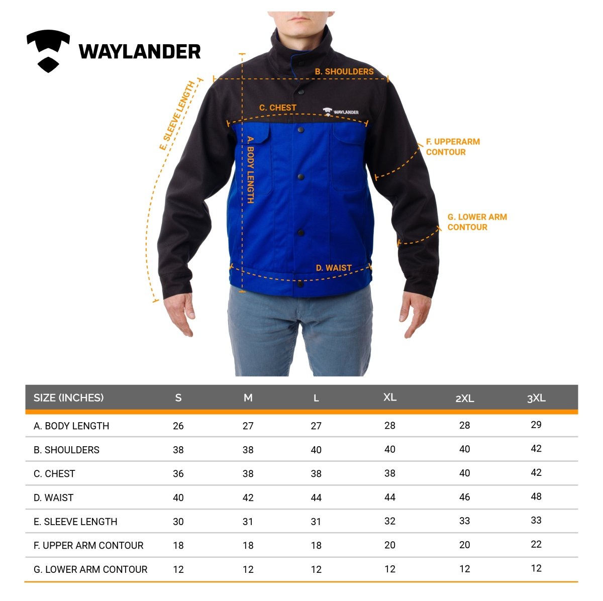 SKIRNIR FR Cotton Welding Jacket - Waylander Welding